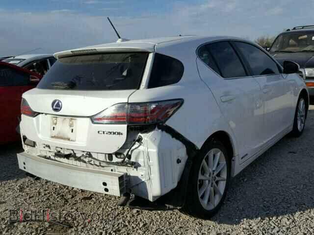 2012 LEXUS CT 200 - VIN: JTHKD5BH7C2089618 - Фото 4