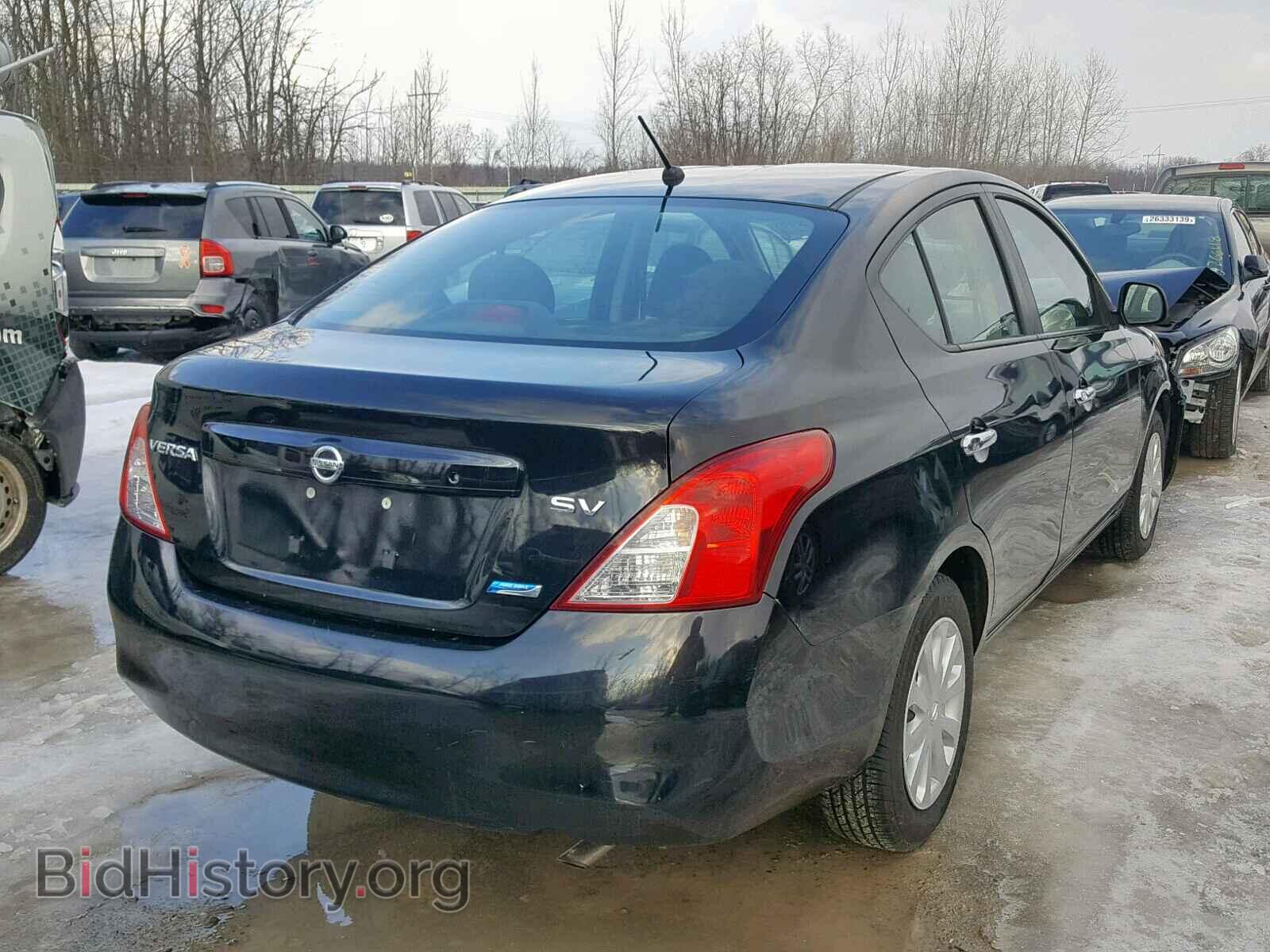 2012 NISSAN VERSA - VIN: 3N1CN7APXCL856418 - Фото 4