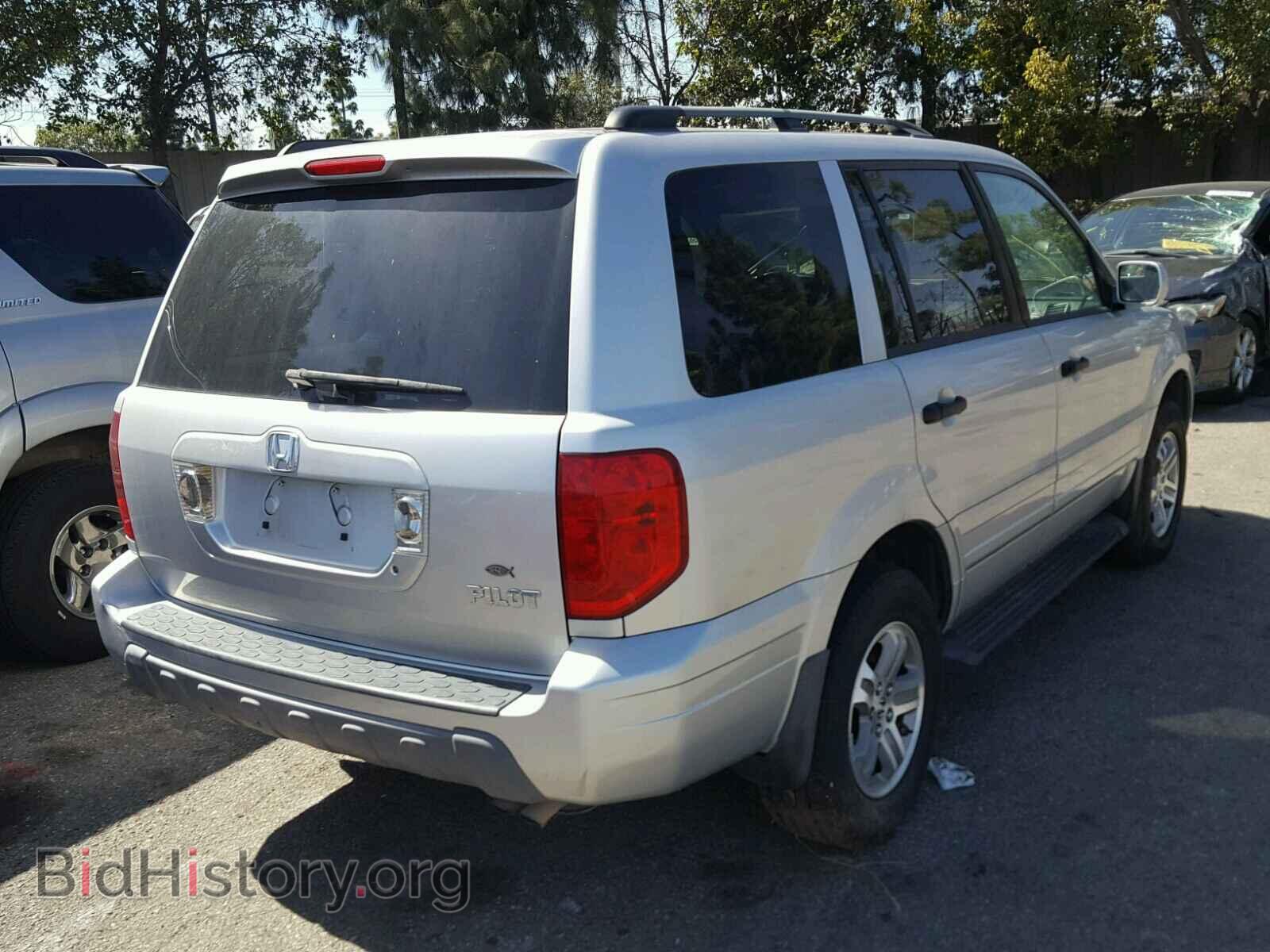 2005 HONDA PILOT - VIN: 2HKYF18505H573286 - Фото 4
