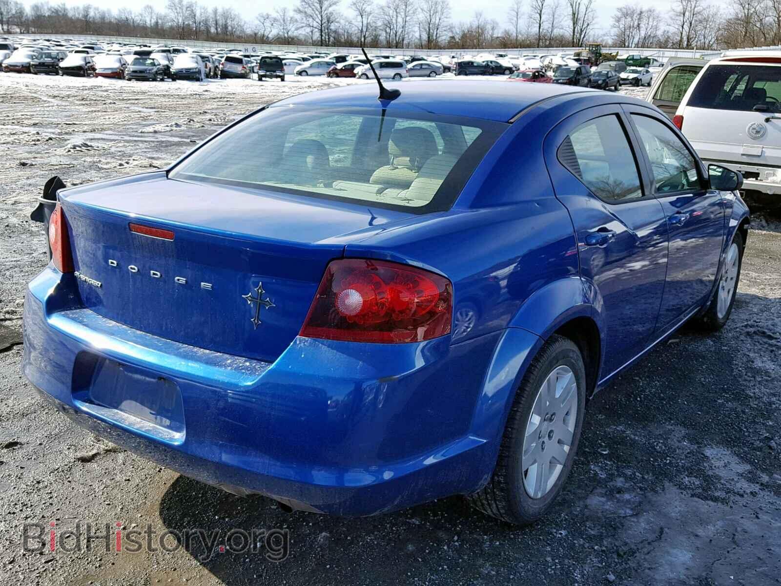2012 DODGE AVENGER - VIN: 1C3CDZAB9CN171542 - Фото 4