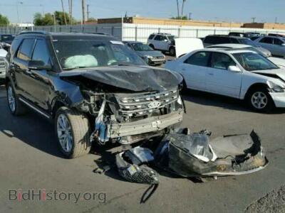 2016 Ford EXPLORER Explorer L, черный — VIN 1FM5K8F81GGA76948, Copart