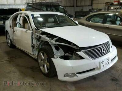 2007 Lexus LS460 LS 460, white — VIN JTHBL46F975047199, Copart