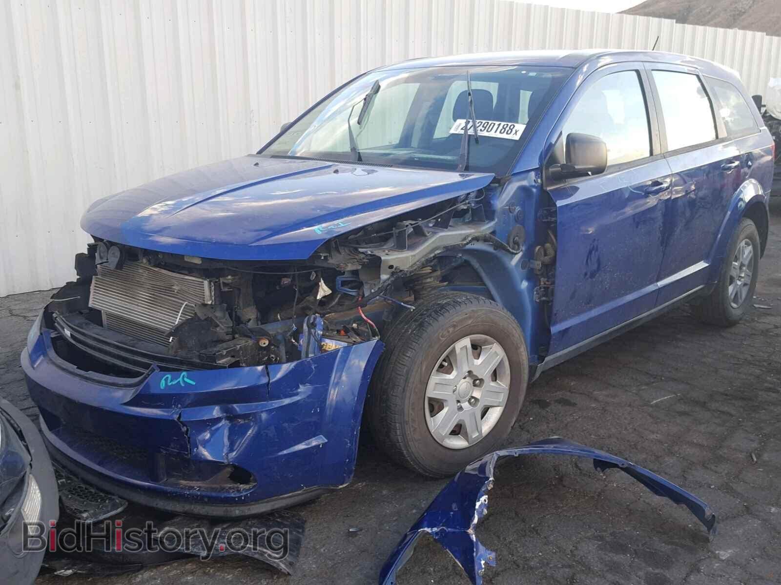 2012 DODGE JOURNEY - VIN: 3C4PDCAB2CT290785 - Фото 2