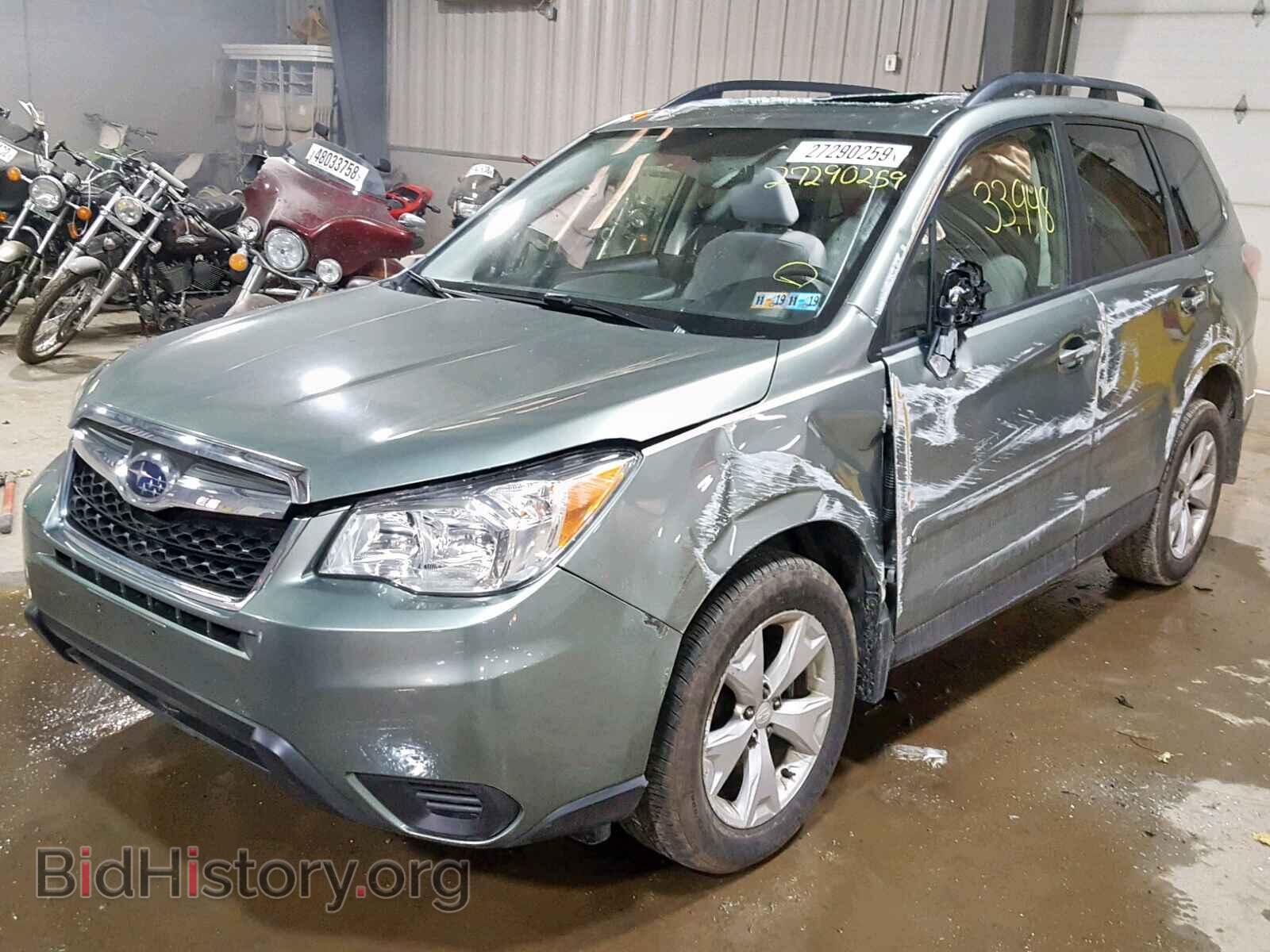 2016 SUBARU FORESTER - VIN: JF2SJADC8GH413152 - Фото 2