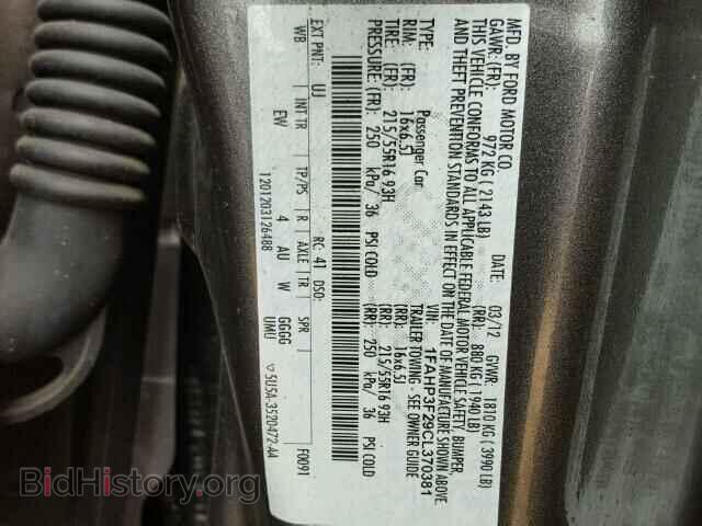 2012 FORD FOCUS - VIN: 1FAHP3F29CL370381 - Photo 10