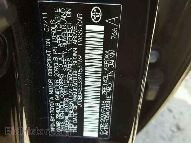 2011 TOYOTA COROLLA - VIN: JTDBU4EE3B9153169 - Фото 10