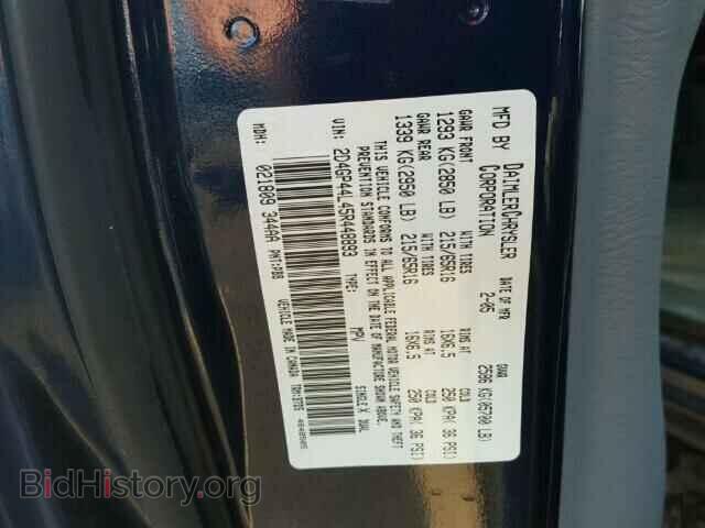 2005 DODGE CARAVAN - VIN: 2D4GP44L45R448893 - Фото 10