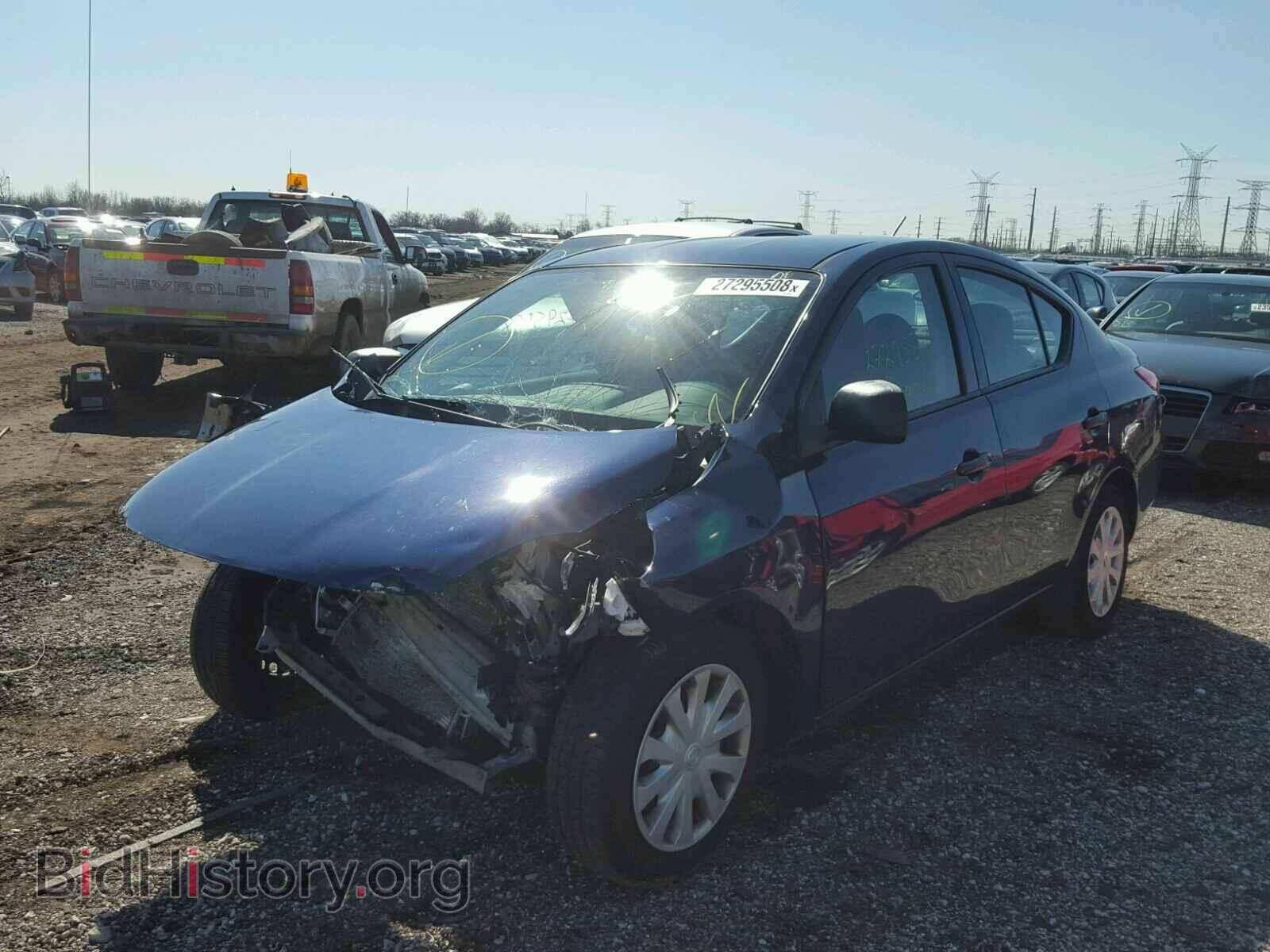 2014 NISSAN VERSA - VIN: 3N1CN7AP2EL876830 - Фото 2