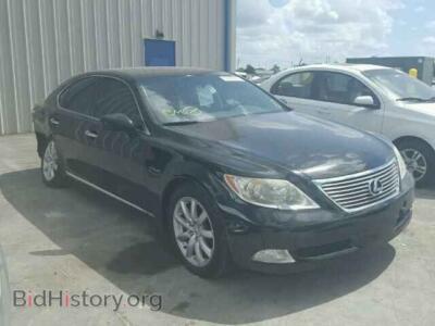 2007 Lexus LS460 LS 460, black — VIN JTHBL46F175035273, Copart