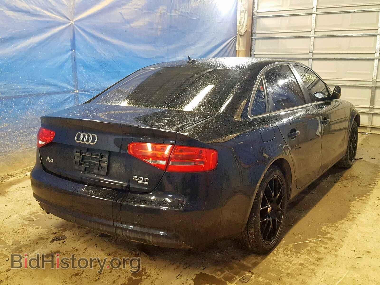 2013 AUDI A4 - VIN: WAUBFAFL0DN032256 - Photo 4