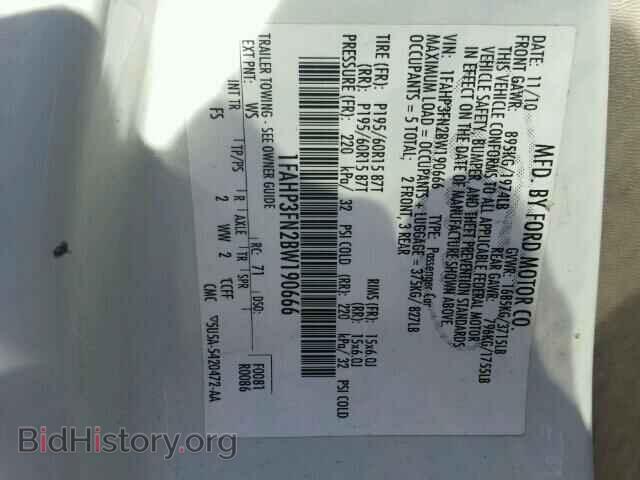 2011 FORD FOCUS - VIN: 1FAHP3FN2BW190666 - Photo 10