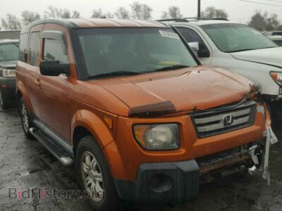 2007 Honda ELEMENT Element EX, оранжевый — VIN 5J6YH28757L006629, Copart
