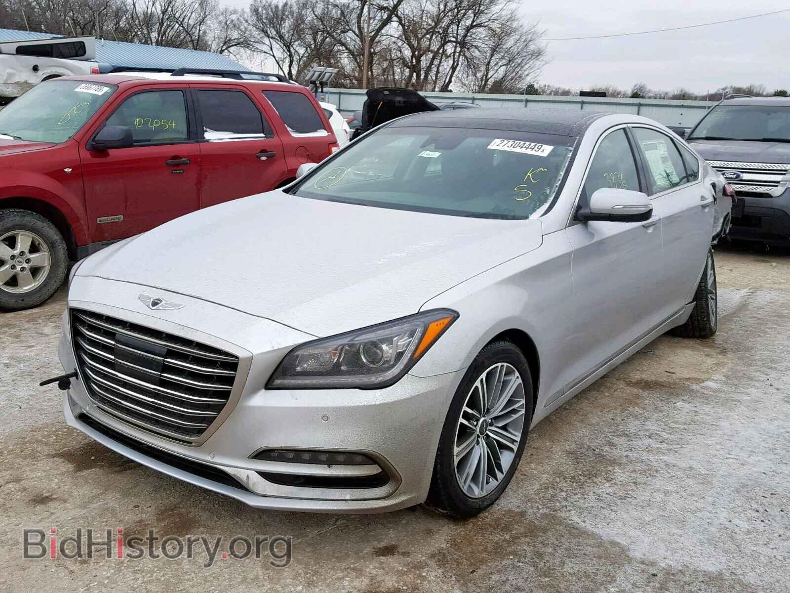 2018 GENESIS G80 - VIN: KMHGN4JEXJU264236 - Фото 2
