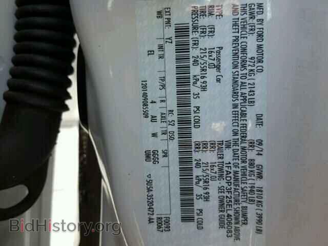 2014 FORD FOCUS - VIN: 1FADP3F25EL406083 - Photo 10