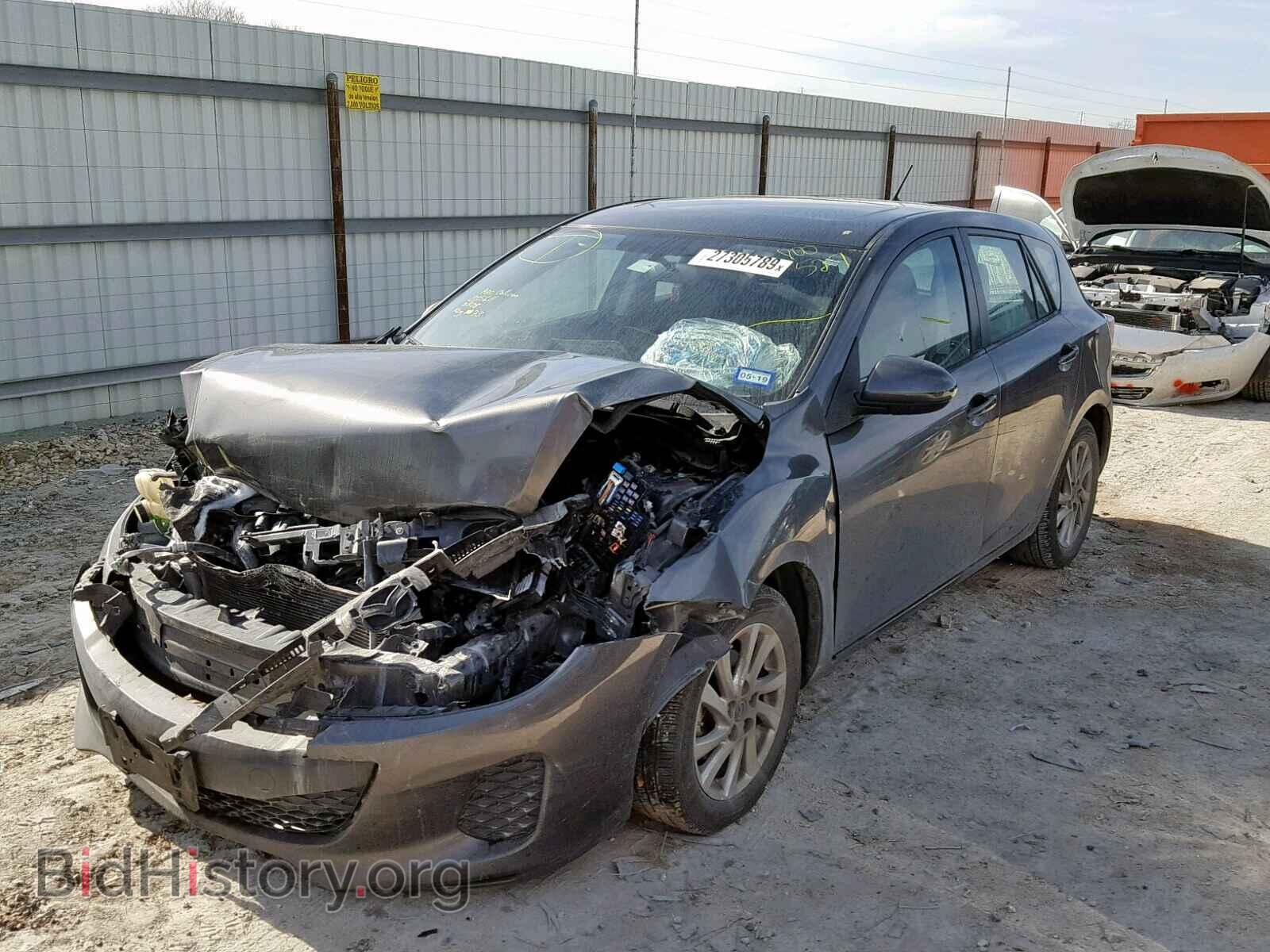 2013 MAZDA 3 - VIN: JM1BL1LP8D1800527 - Фото 2