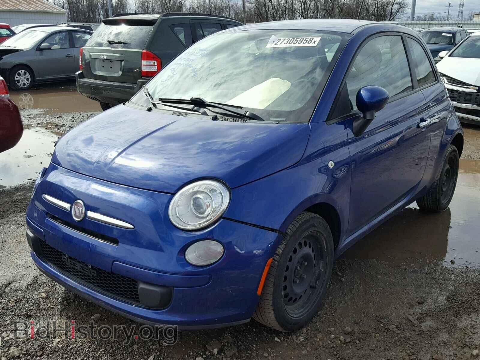 2012 FIAT 500 - VIN: 3C3CFFAR1CT287484 - Фото 2