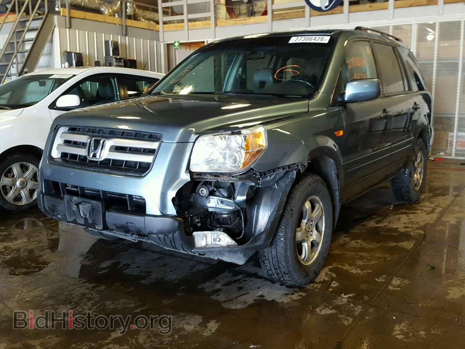 2007 HONDA PILOT - VIN: 2HKYF18677H522489 - Фото 2