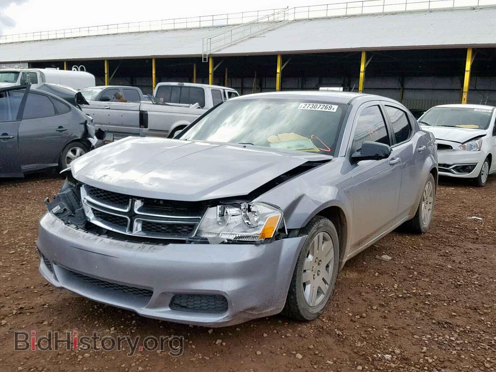 2014 DODGE AVENGER - VIN: 1C3CDZAB7EN237492 - Фото 2