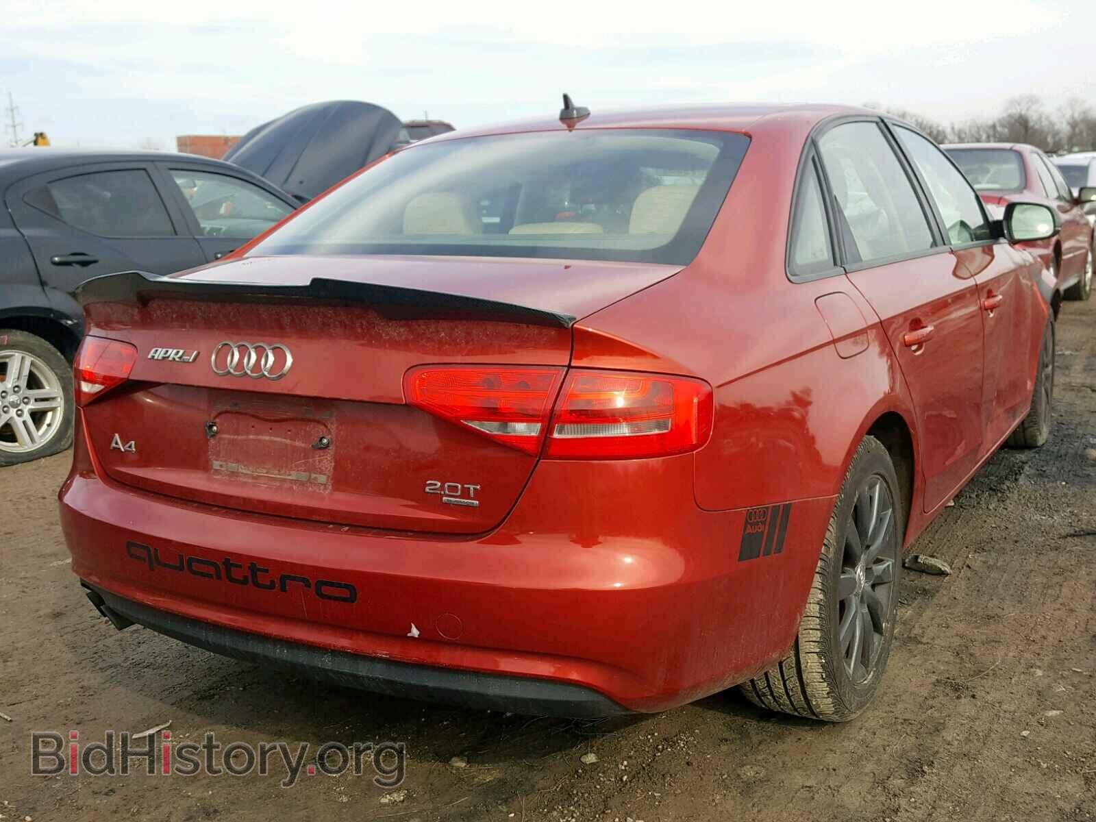 2013 AUDI A4 - VIN: WAUBFAFL5DN022497 - Фото 4