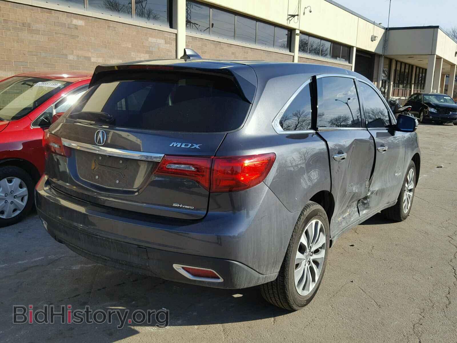 2014 ACURA MDX - VIN: 5FRYD4H40EB042570 - Фото 4