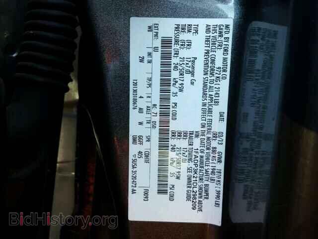 2013 FORD FOCUS - VIN: 1FADP3K21DL298209 - Photo 10