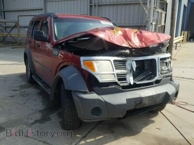 2007 Dodge NITRO NITRO SXT, red — VIN 1D8GU28K07W529400, Copart