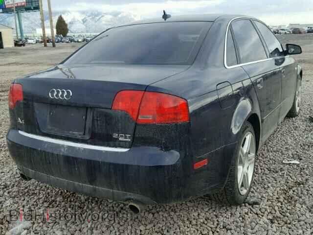 2007 AUDI A4 - VIN: WAUDF78E77A093948 - Фото 4
