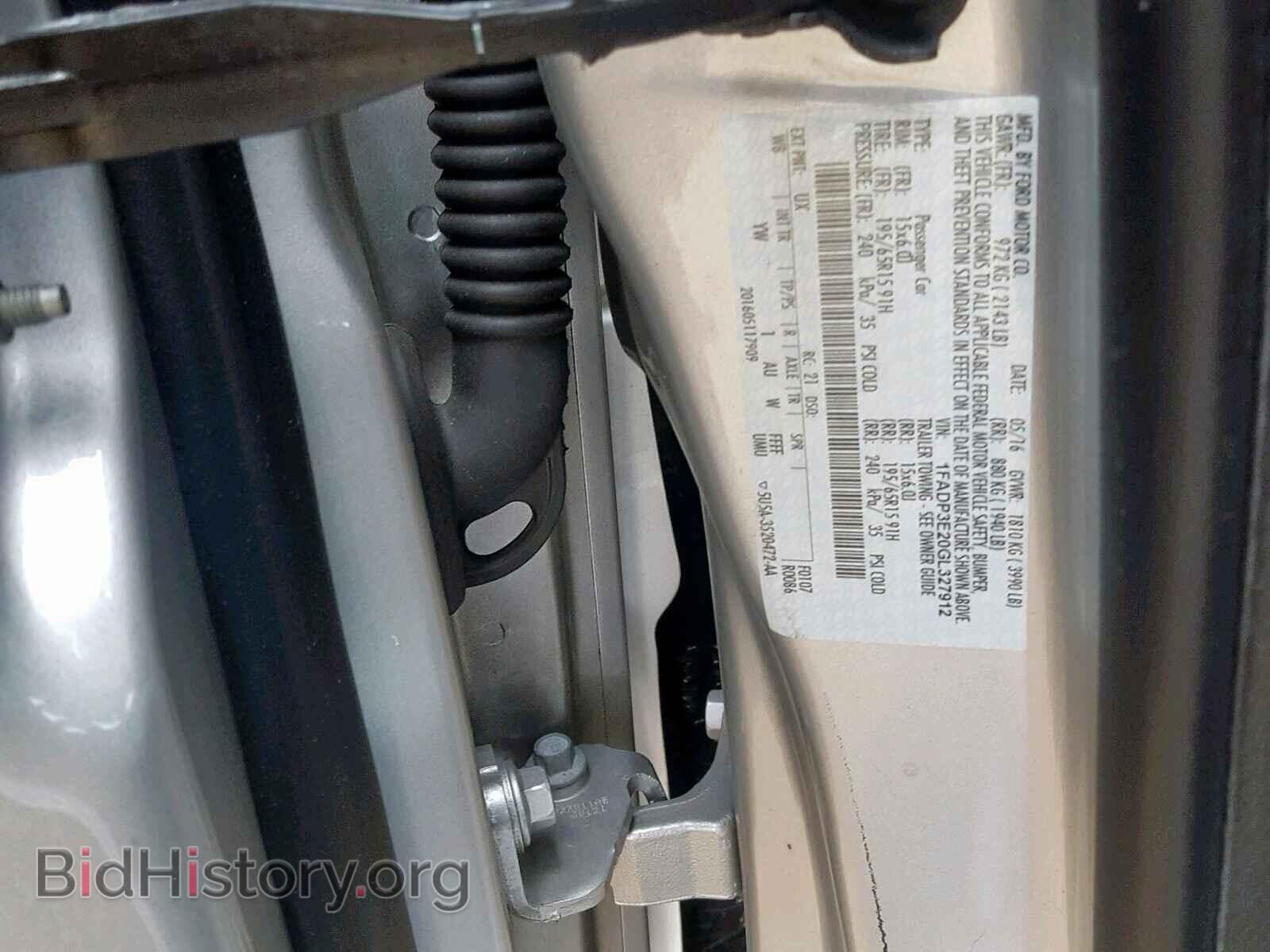 2016 FORD FOCUS - VIN: 1FADP3E20GL327912 - Photo 10