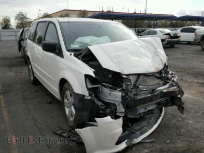 2013 Dodge CARAVAN Grand Cara, белый — VIN 2C4RDGBG5DR600815, Copart