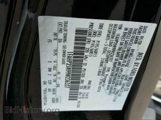 2009 FORD FOCUS - VIN: 1FAHP35N99W236327 - Фото 10