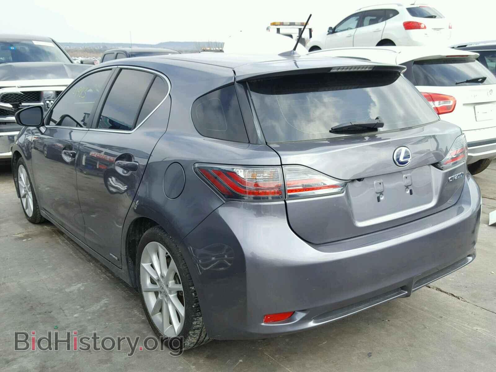 2012 LEXUS CT 200 - VIN: JTHKD5BH0C2122619 - Фото 3