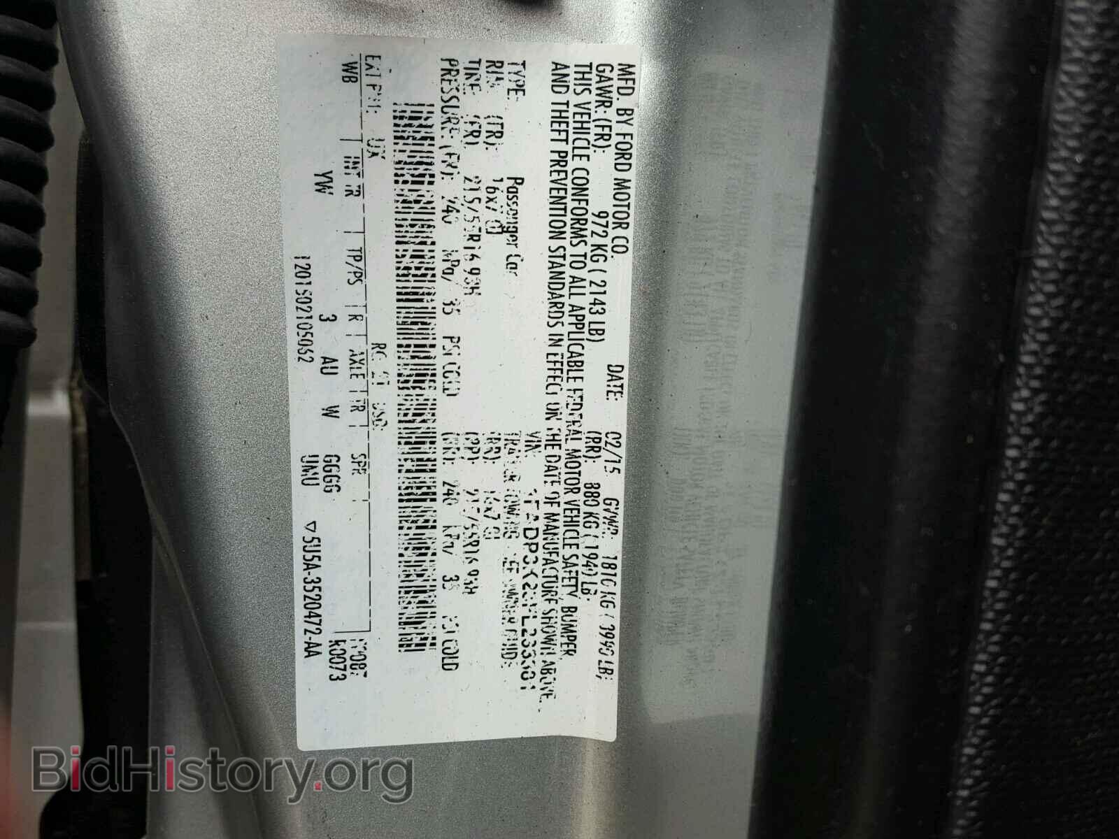 2015 FORD FOCUS - VIN: 1FADP3K23FL233381 - Фото 10