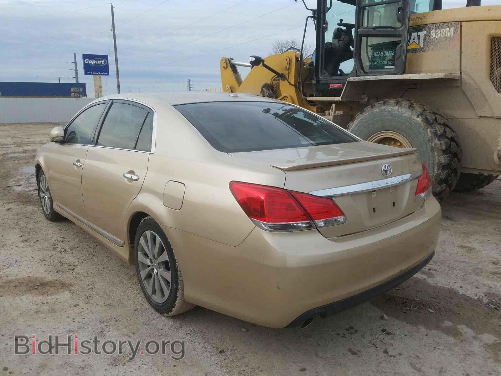 2012 TOYOTA AVALON - VIN: 4T1BK3DB2CU456834 - Фото 3