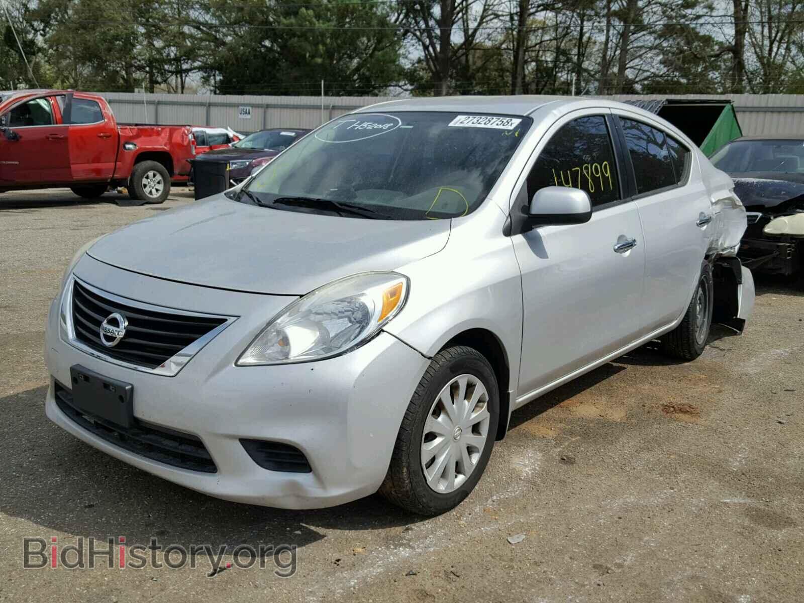 2012 NISSAN VERSA - VIN: 3N1CN7AP3CL942525 - Фото 2
