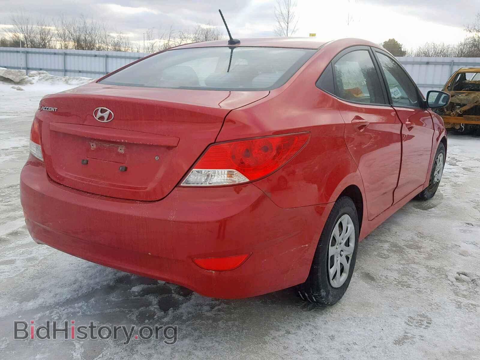 2012 HYUNDAI ACCENT - VIN: KMHCT4AE5CU236528 - Фото 4