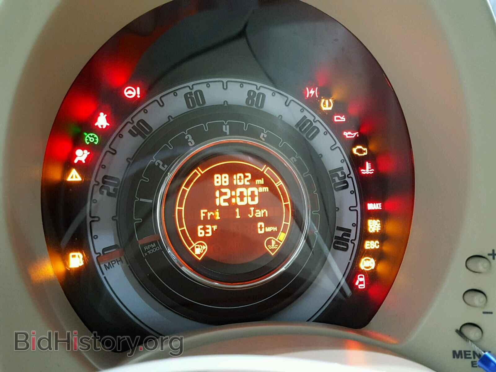 2012 FIAT 500 - VIN: 3C3CFFARXCT112215 - Фото 8