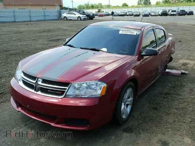 2014 DODGE AVENGER - VIN: 1C3CDZAB0EN169410 - Фото 2