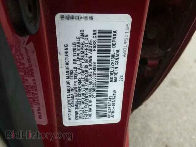 2003 TOYOTA COROLLA - VIN: 2T1BR32E63C014889 - Фото 10