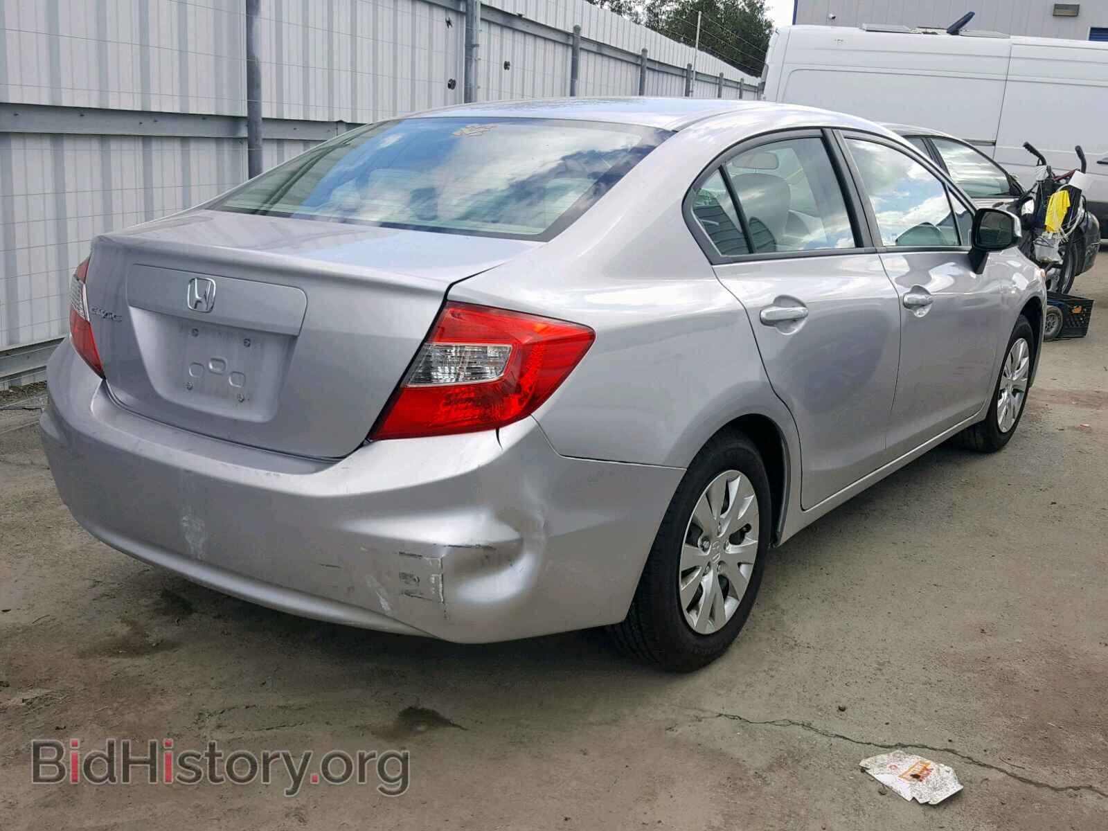 2012 HONDA CIVIC LX - VIN: 19XFB2F51CE382277 - Фото 4