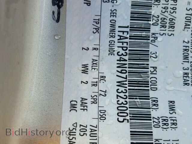 2007 FORD FOCUS - VIN: 1FAFP34N97W323005 - Фото 10