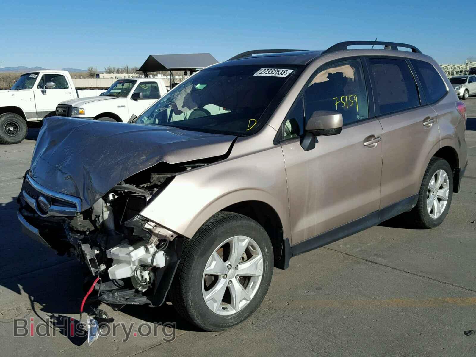 2014 SUBARU FORESTER - VIN: JF2SJAEC3EH500176 - Фото 2