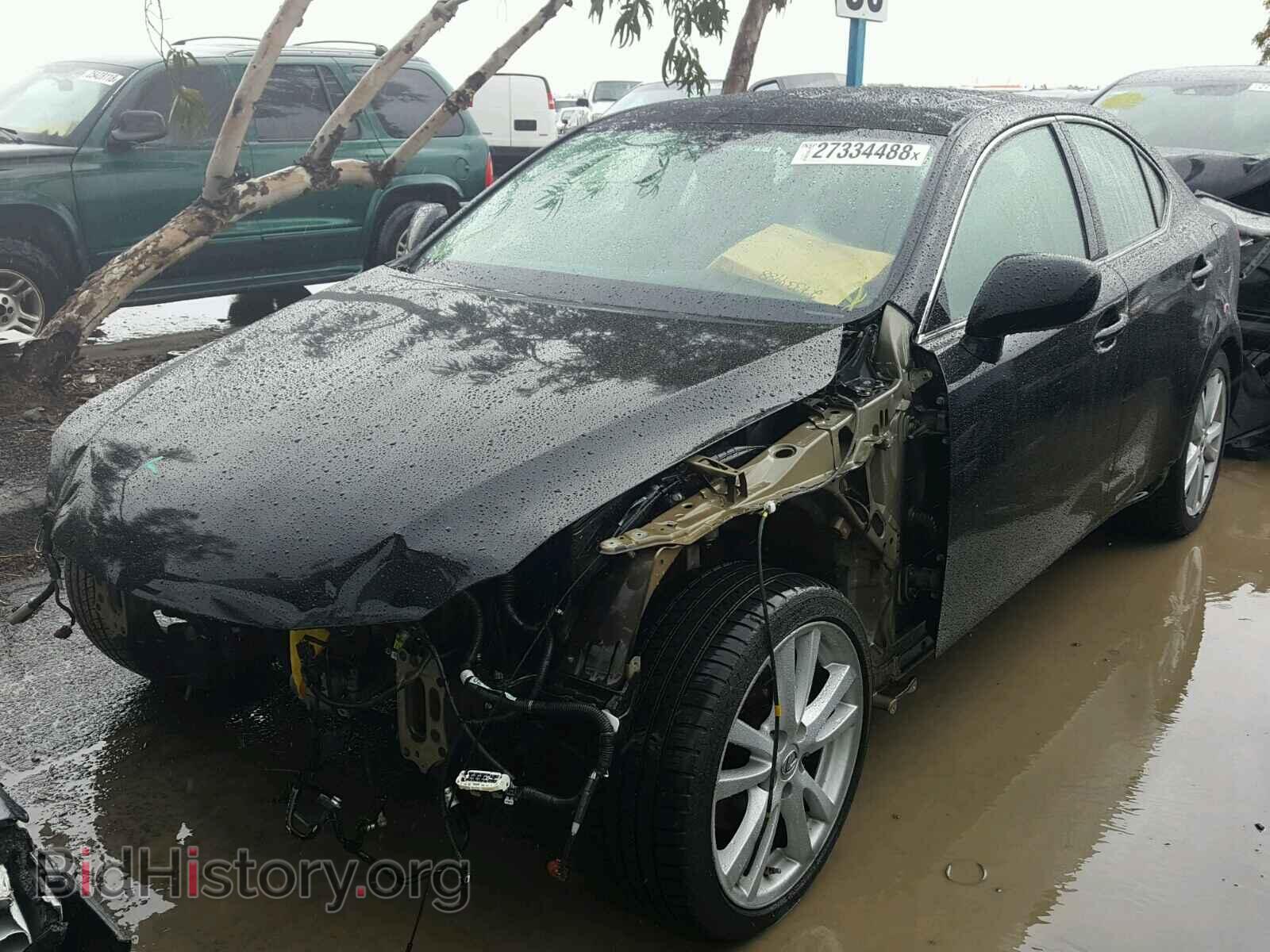 2007 LEXUS IS250 - VIN: JTHBK262X72054636 - Фото 2