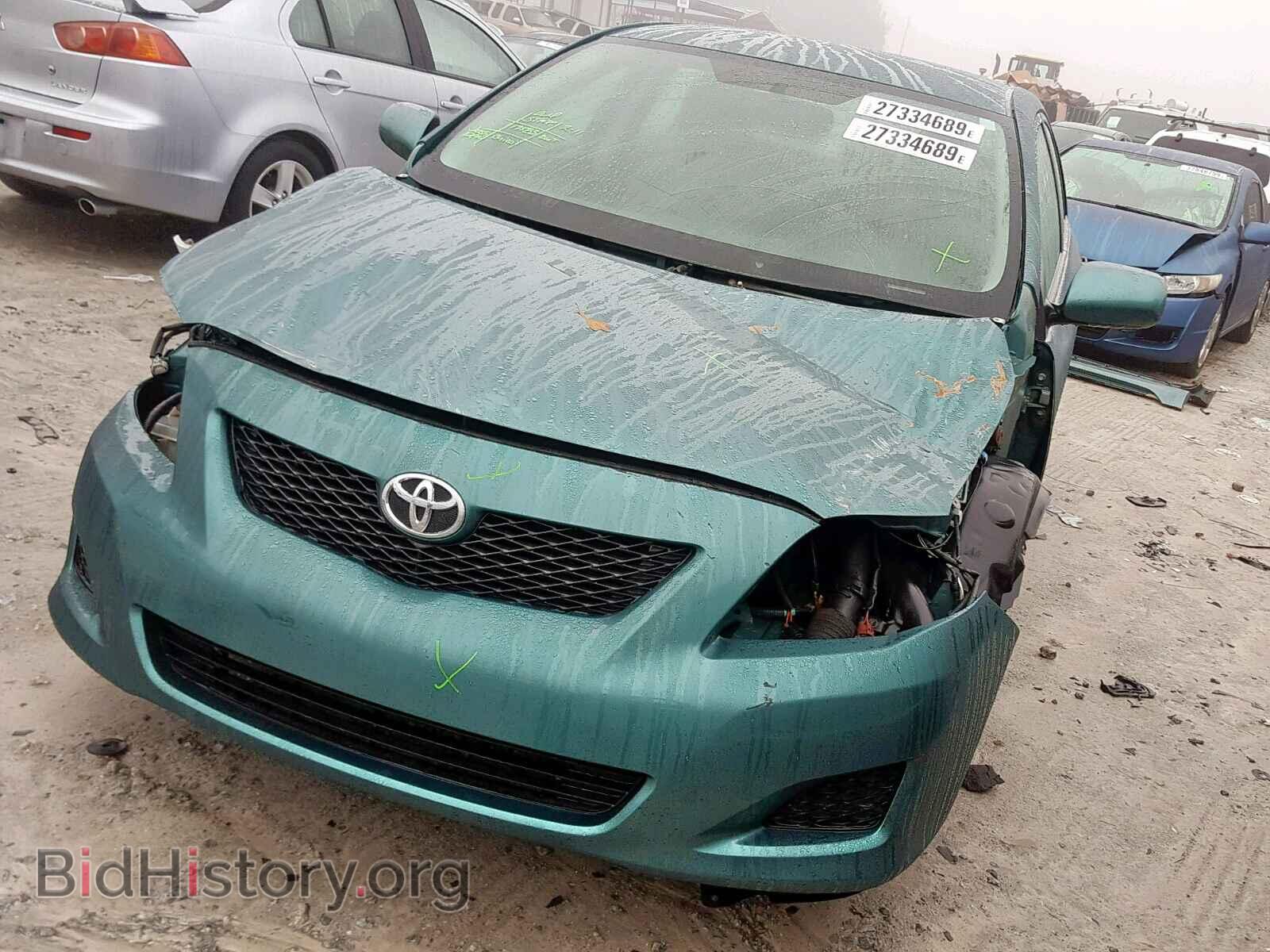 2009 TOYOTA COROLLA BA - VIN: 2T1BU40E99C013493 - Фото 2