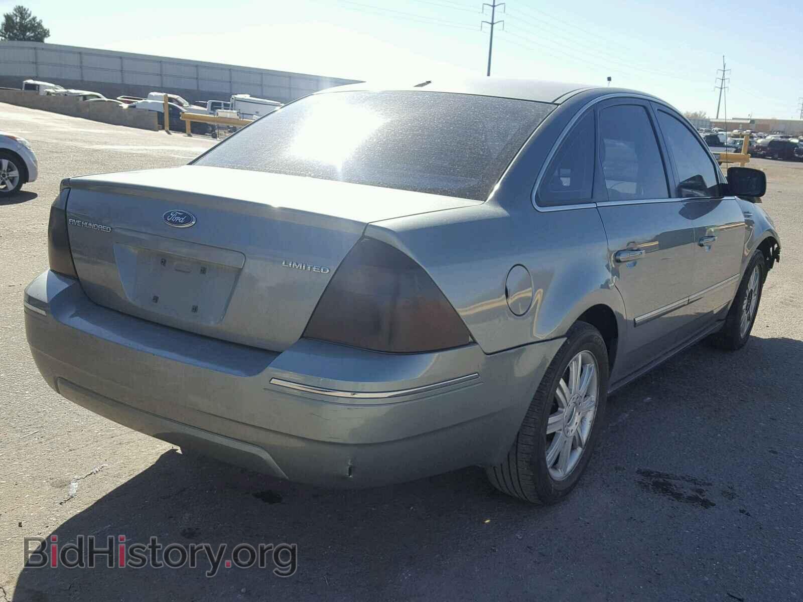 2005 FORD FIVE HUNDR - VIN: 1FAFP25135G141555 - Фото 4