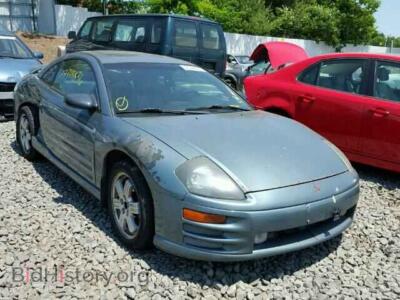 2001 Mitsubishi ECLIPSE Eclipse GT, зеленый — VIN 4A3AC54H91E102021, Copart