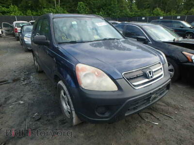 2005 Honda CRV CR-V LX, синий — VIN SHSRD78505U302412, Copart