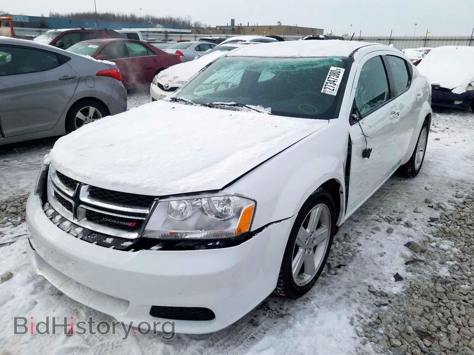 2013 DODGE AVENGER - VIN: 1C3CDZAB6DN534235 - Фото 2