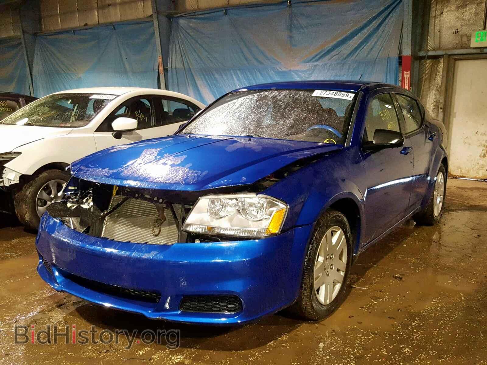 2014 DODGE AVENGER - VIN: 1C3CDZAB2EN235343 - Фото 2