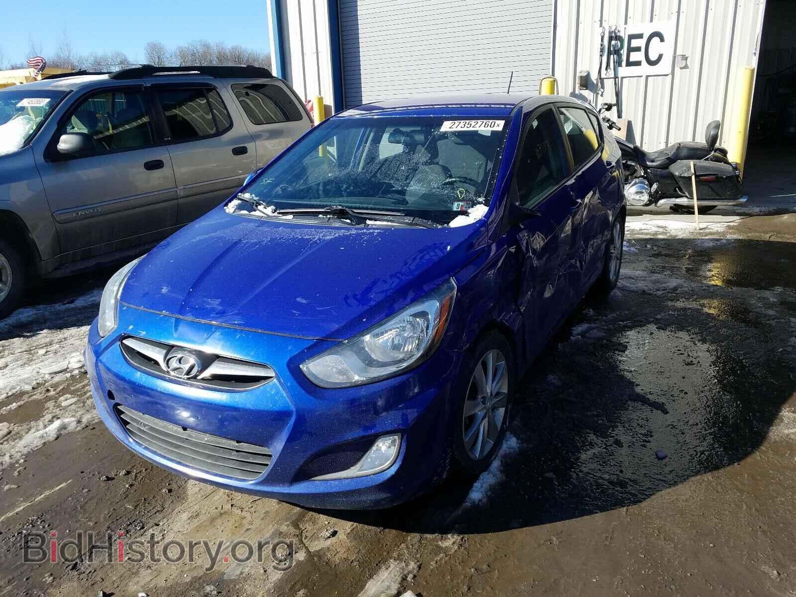 2012 HYUNDAI ACCENT - VIN: KMHCU5AE8CU055295 - Фото 2