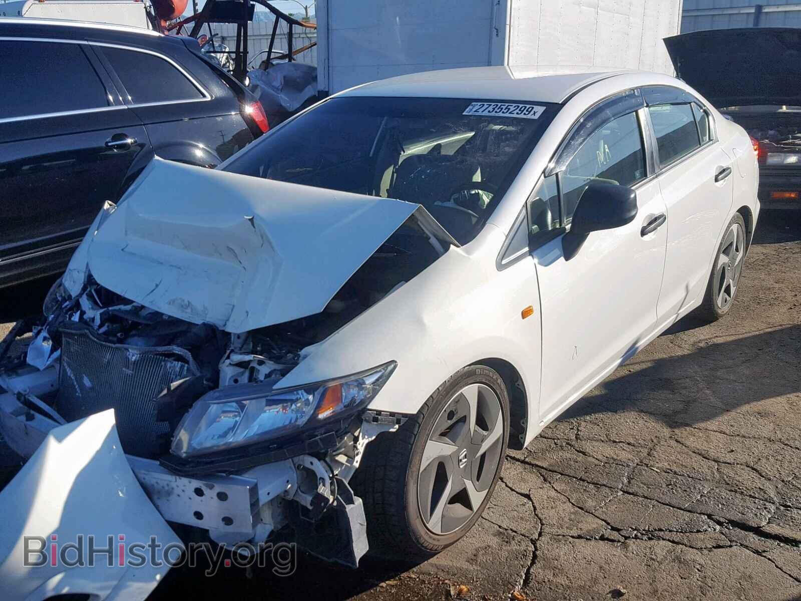 2012 HONDA CIVIC LX - VIN: 19XFB2F56CE364101 - Фото 2